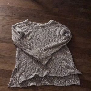 Silver/ grey long sleeve sweater